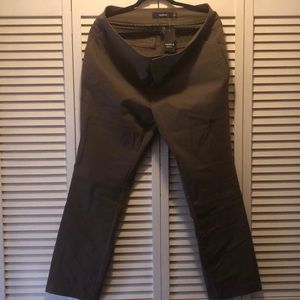 18Short dark khaki torrid straight leg dress pant